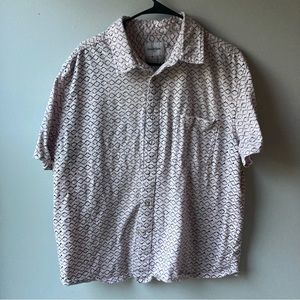 Soft pink casual button down shirt